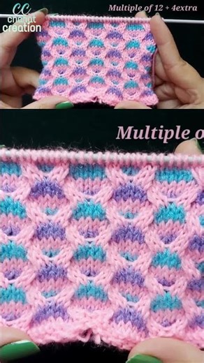 Knitting Pattern || Three colours Knitting Pattern #Knitting #knittingpattern #knittingdesign