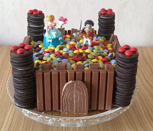 Recette du gâteau château fort