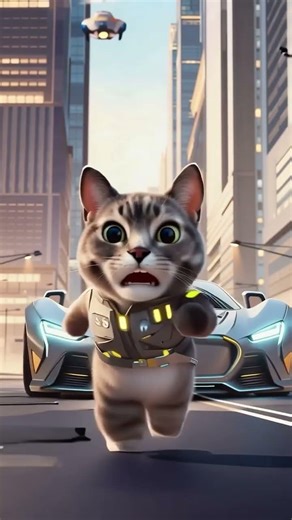 SESAME Escapes a Supercar… Then It Starts Flying...RUN SESAME RUN!!