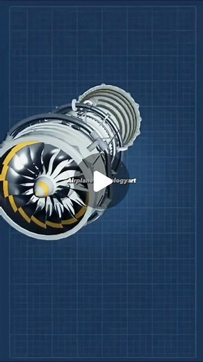 🎗️AirPlane TECHNOLOGY | AVIATION on Instagram: "In the turbojet, the turbine uses many small blades that rotate at high speed, the engine ignites air from one end and passes it through different stages where it is compressed and automatically mixed with fuel. ♡ 10.6B Note the similarity in the 4 four-stroke engine. There are bleed, compression, combustion and exhaust stages in the turbojet engine, but it happens constantly, not in the cylinder engine, each stage of which is defined by th