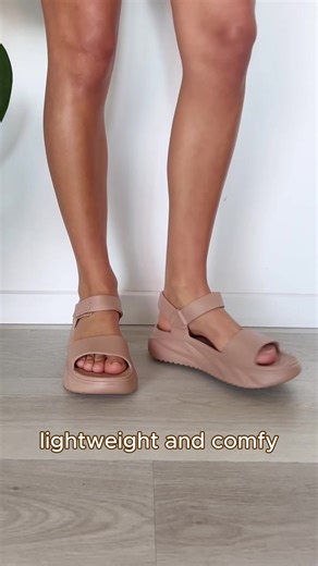 2.3K views · 16 reactions | Sold out once, selling fast again – our best-selling flatform Cloudnine has now been restocked and is now also available in dreamy new Rose. Ultra-lightweight, waterproof, and designed with sole-soothing comfort features. Step to it—before your size disappears! | holster | Facebook