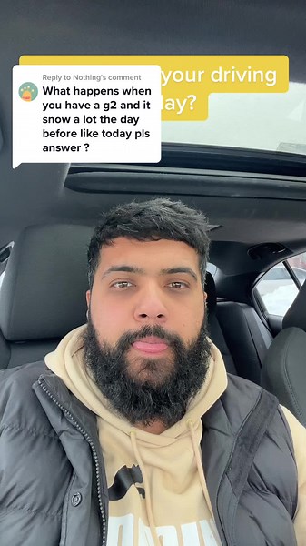 Driving Test on a Snowy Day: What Happens?