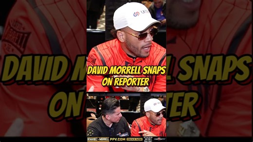 David Morrell snaps on reporter over manager question!