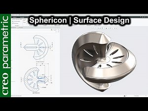 Sphericon in Creo Parametric | Surface design in Creo perimetric