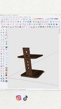 SketchUp Modeling | Side Table | Homemade Furniture