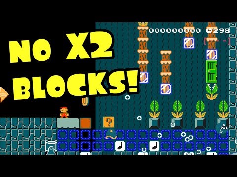 Super Mario Maker 2 🎮 Don't touch the BlueX2 Blocks 🎮 EdeX2