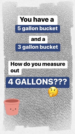 750K views · 986 reactions | Ah, bucket. #riddle #riddles #riddlechallenge #brainteaser #mathriddle #reelsvideo | Reel Serious | Facebook