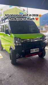 Hello 2026😍Our Ist release unit Da17v off-road concept.Thank you so much ❤️Have a safe ride🙏 | Transformer Multicab Davao,God'sgift