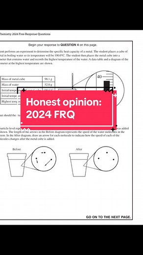 We’re done crying over this exam, time to laugh and celebrate the fact that it’s over! Have friends gearing up to take AP Chem next year? Please send them my way! Heading to AP Bio next year? Follow my friend, @AP Bio Penguins Insta-Review! #chemwithcorinne #apchem #apexams2024 #apexam #examroast #chemtok #CapCut