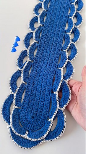 Clica no texto acima ⬆️💙￼ trilho de mesa de crochê Passo a passo caminho de mesa de crochê