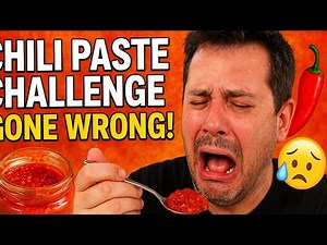 Chili Paste Challenge Gone Wrong! 🌶️😂🔥