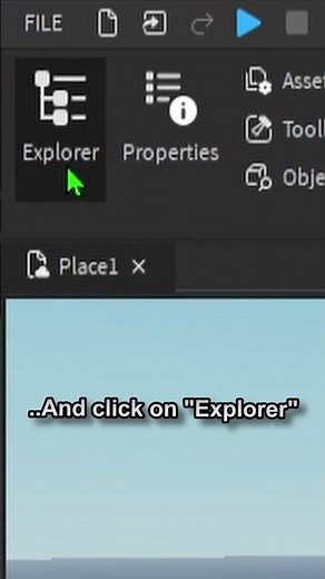 How To Show The Explorer Tab In Roblox Studio #robloxgamedesign #robloxstudio #roblox #gamedev