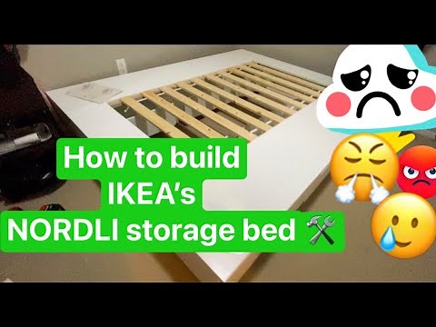 how to build IKEA Nordli bed for dummies