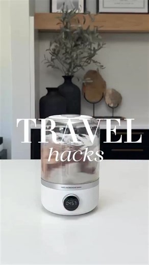 Sarah Lindner on Instagram: "Camping, RV trips, or just small spaces — this portable washing machine keeps everything fresh. 🫧🧺 comment “Travel” below for a the details Link: 🔗 https://liketk.it/5zfas #LaundryDayMadeEasy #TravelHacks #cleaning #cleaningmotivation #cleaninghacks #travelhacks #amazonfinds #travelfinds #camping #laundry"