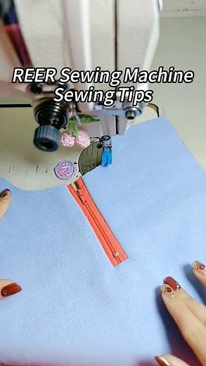 “Zipper Fly Sewing Like a Pro ，Using the REER Flatbed Sewing Machine— Industrial Sewing Tips”