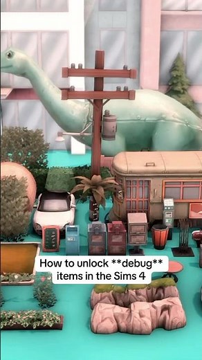 How to unlock **debug** items in The Sims 4 #thesims4 #sims4 #thesims