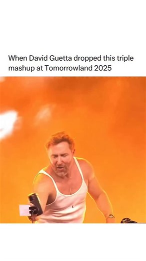 Rajendra Prajapati on Instagram: "David Guetta pulled one of the biggest mainstage moments of Tomorrowland 2025 during his WE1 closing set, blending “Love Tonight,” “Give Me Everything,” and “Aria” into a high-energy triple mashup that had the entire crowd locked in. It was a perfect example of why David Guetta still owns these massive festival moments, seamlessly mixing nostalgia, modern melodic energy, and peak-time power on the Tomorrowland MainStage. #edm #edmmusic #electronicdancemusic #dav