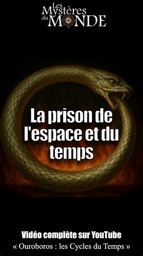 Ouroboros - La prison de l'espace et du temps ? Accès à la vidéo complète : https://www.youtube.com/live/8FutU2ZAZaQ Découvrez l’histoire et le symbolisme de l’Ouroboros, le serpent-dragon qui se mord la queue, présent depuis l’Égypte ancienne jusqu’aux traditions hermétiques, alchimiques et occultistes. Dans cette émission, nous explorons ses origines, ses formes à travers différentes civilisations, et son rôle dans les cosmologies anciennes : du serpent solaire de Toutânkhamon à Jörmungand, d’