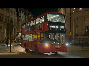FRV + Diversion. Arriva London Route N41. Tottenham Hale - Trafalgar Square. G3 HV348 (LF67 EUT)