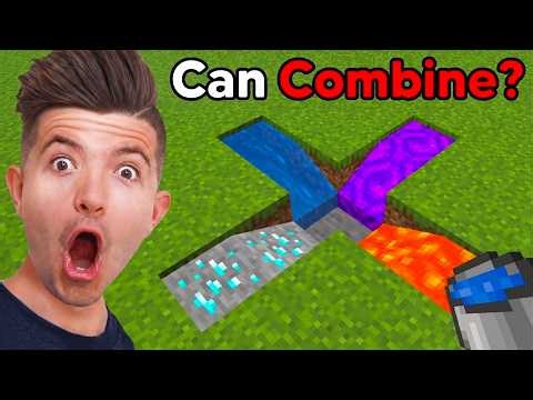 Testing What You Can Combine In Minecraft | PrestonPlayz