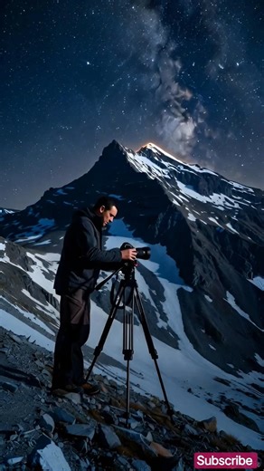 Galaxy Over the Mountains 🌌 | Beautiful Night Sky Cinematic #timelapse #milkyway