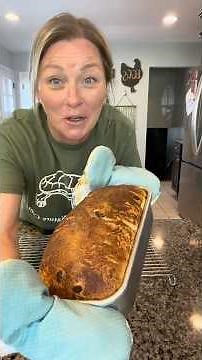 Homemade Cinnamon Raisin Bread #baking #bread #cinnamon