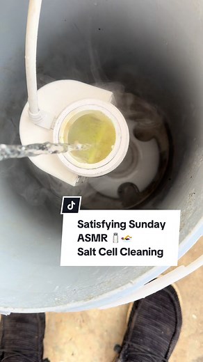 Satisfying Sunday ASMR: Salt Cell Cleaning Ritual