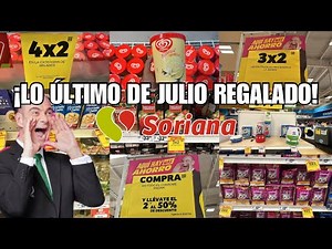 ‼️OFERTAS 8x5 4x2 3x2 El 2do al 50% y 70% RECORRIDO SORIANA✨Julio Regalado del 24 al 30 JULIO
