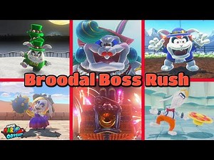 A Custom BROODAL BOSS RUSH Level in Super Mario Odyssey