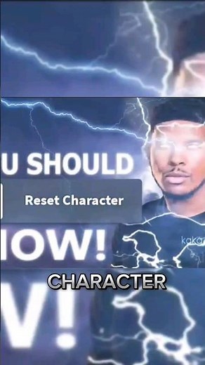 YOU should reset character now | roblox animation #roblox #shorts #meme