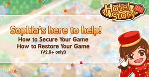 6.1K views · 141 reactions | If you lost your account on Hotel Story, you can recover it if you have secured your game! This guide teaches you how to secure your game and how to restore your game. https://youtu.be/hsIVnt6Ysp4 | Happy Labs | Facebook