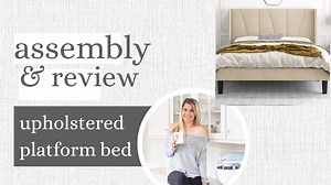 Watch Assembly & review - We love this platform bed! #amazonhome on Amazon Live