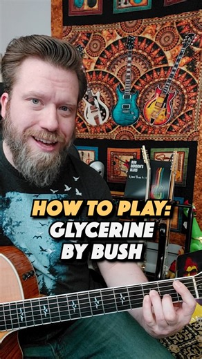 Bob Denson on Instagram: "Glycerine by Bush - Guitar Lesson (Simplified) #guitar #guitarlessons #guitartutorial #90smusic #guitarteacher"