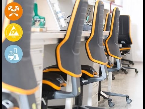 bimos Neon Arbeitsstühle der neuen Generation