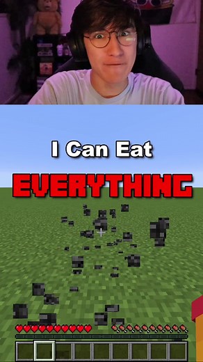 Minecraft Gameplay: Eating Everything Challenge