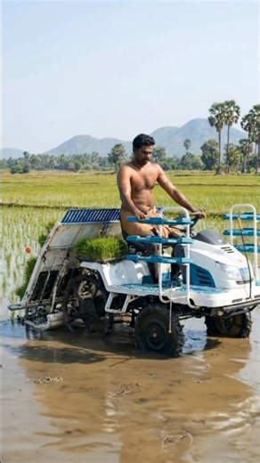 High-Tech Paddy Transplanter Changing Agriculture