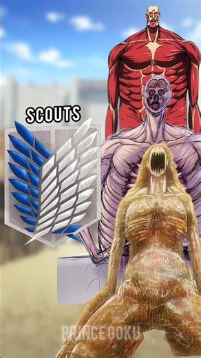 All Scouts vs All Titans 💀🔥 | Bertholdt Colossal Titan & Rod Reiss & Ymir Founding Titan ⚔️#eren#aot