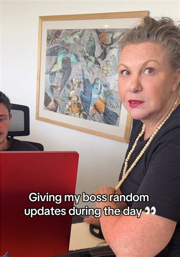 Prank: Giving My Boss Random Updates at Work