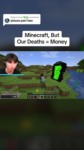 Replying to @ivan 💚🍵 Minecraft, But Our 💀’s = Money #minecraft #minecraftbut #minecraftmoney #minecraftchallenge