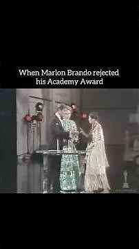 When Marlon Brando rejected his Academy Award for his role in the Godfather 🤯