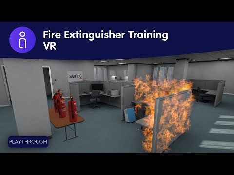 Fire Extinguisher Training - Virtual Reality App Playthrough