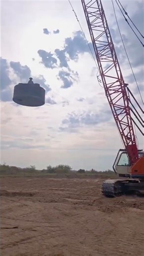 Massive Pile Driver on Tractor | Extreme Construction Skills 🚜🔥 #shorts