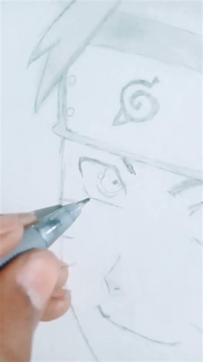 Naruto drawing without colours #drawing