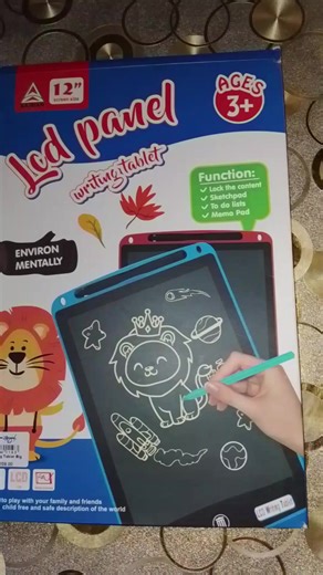 LCD Writing Tablet for kids! Perfect for exploring their skills in writing and drawing 🎨🖌️🫟