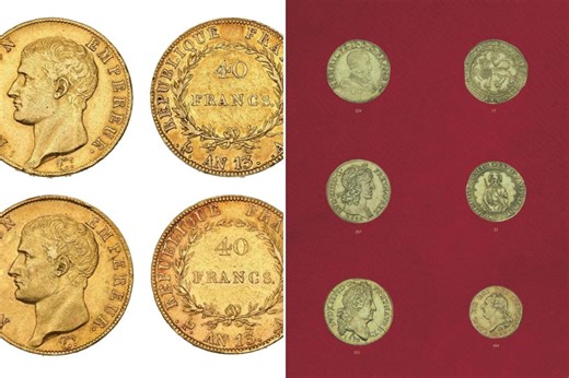 Gold coin collection discovered behind a wall after owner’s death sells — for nearly $4 million