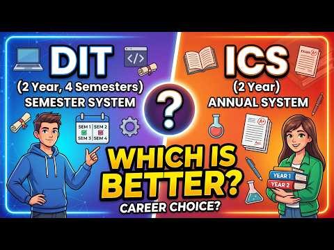 DIT vs ICS 2026 | Which Course is Better for Your Future? Full Guide