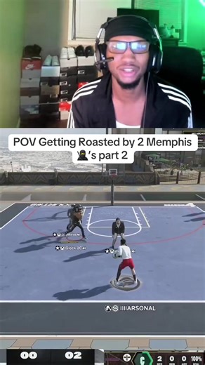 POV Getting Roasted by 2 Memphis 🥷’s Live everyday on all platforms:Glock 2c #fyp #2kcommunity #trending #comedy #fypシ゚viral