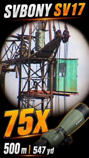 Svbony SV17 Zoom Test –spottingscope magnification #shorts #wow