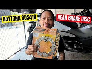 Daytona SUS410 Rear Brake Disc Installation