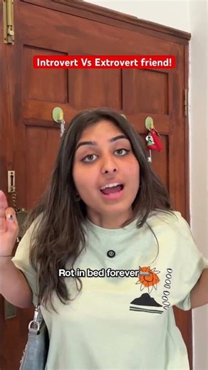 Introvert Vs extrovert friend!😂 #shorts